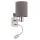 EGLO, 96481, PASTERI, aplică de perete, 3000 K, E27, 1X40W, IP20, antracit-maro