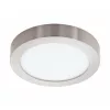 LED panel , 21W , falon kívüli , kerek , dimmelhető , RGB , CCT , nikkel keret , EGLO , Connect , FUEVA-C , 96678