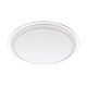 EGLO , 96818 , COMPETA-C , fali-mennyezeti lámpa , 2700 K  6500 K , LED , 17W , Dimmelhető , IP20 , fehér, ezüst, átlátszó