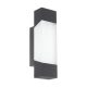 EGLO , 97222 , GORZANO , fali lámpa , 3000 K , LED , 1X4,8W , IP44 , szatinált
