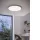 LED panel , 25W , falon kívüli , kerek , 50 cm , meleg fehér , nikkel keret , EGLO , FUEVA , 97272