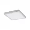 LED panel , 27W , falon kívüli , négyzet , 60 cm , meleg fehér , ezüst keret , EGLO , FUEVA 1 , 97553