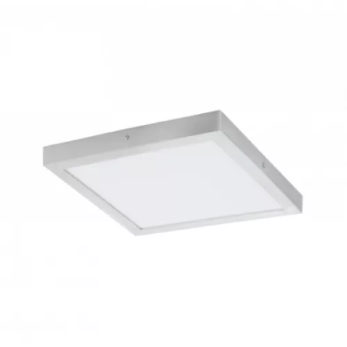 LED panel , 27W , falon kívüli , négyzet , 60 cm , meleg fehér , ezüst keret , EGLO , FUEVA 1 , 97553