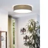 LED corp de iluminat, de tavan, 3 X E27, textil, maro-gri, EGLO, PASTERI, 97612
