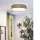 LED corp de iluminat, de tavan, 3 X E27, textil, maro-gri, EGLO, PASTERI, 97612