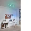 LED lámpatest , mennyezeti , 3 x 5W ,  dimmelhető , RGB , CCT , fehér , EGLO , PALOMBARE-C , 97693
