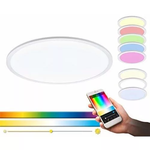 LED panel , 30 cm , 16W , kerek , RGB-CCT , dimmelhető , EGLO , SARSINA-C , 97958