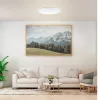 LED lámpatest , mennyezeti/fali , kristály hatású , 36W , kerek , állítható fehér színárnyalat (CCT) , dimmelhető , EGLO , FRANIA-A , 98237