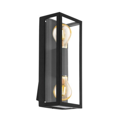 EGLO , 98273 , ALAMONTE 1 , fali lámpa , E27 , 2X60W , IP44 , átlátszó