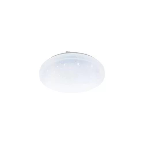 LED lámpatest , mennyezeti/fali , kristály hatású , 12W , kerek , állítható fehér színárnyalat (CCT) , dimmelhető , EGLO , FRANIA-A , 98294