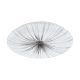 EGLO , 98325 , NIEVES , fali-mennyezeti lámpa , 3000 K , LED , 19,5W , IP20 , fehér, ezüst