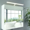 LED corp de iluminat, decorativ, 10 Watt, 60 cm, alb cald, crom, IP44, EGLO, VINCHIO, 98502