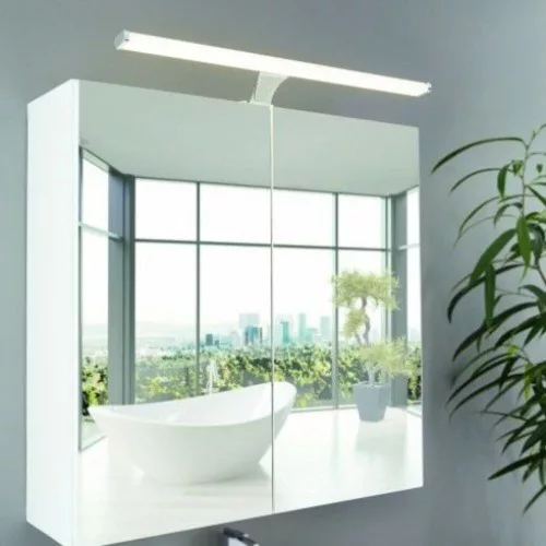 LED corp de iluminat, decorativ, 10 Watt, 60 cm, alb cald, crom, IP44, EGLO, VINCHIO, 98502
