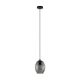 EGLO , 98582 , CADAQUES , függeszték , E27 , 1X40W , IP20 , fekete-átlátszó