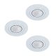 EGLO , 98639 , AREITIO , süllyesztett lámpa , GU10 , 3X4,6W , IP20