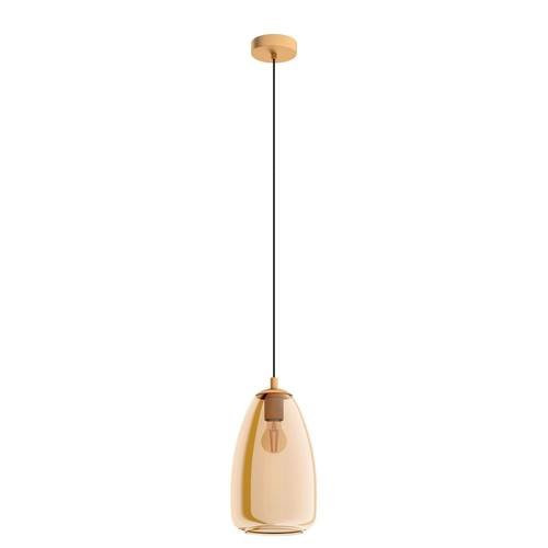 EGLO , 98648 , ALOBRASE , függeszték , E27 , 1X40W , IP20 , borostyán