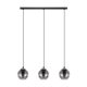 EGLO , 98652 , ARISCANI , függeszték , E27 , 3X40W , IP20 , fekete-átlátszó