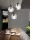 LED lampă, lampă suspendată, de tavan, 42.5 cm, 3 x E27, negru, EGLO, ARISCANI, 98653