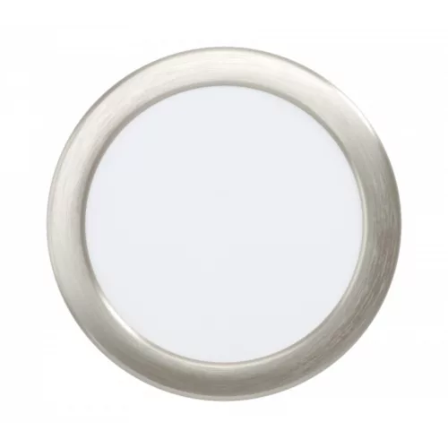 LED panel , 10.5W , süllyesztett , kerek , meleg fehér , matt nikkel keret , EGLO , FUEVA 5 , 99138