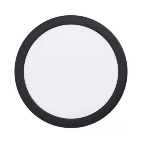 LED panel , 16.5W , süllyesztett , kerek , meleg fehér , fekete keret , EGLO , FUEVA 5 , 99145