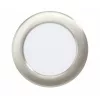 LED panel , 5.5W , süllyesztett , kerek , természetes fehér , matt nikkel keret , EGLO , FUEVA 5 , 99153