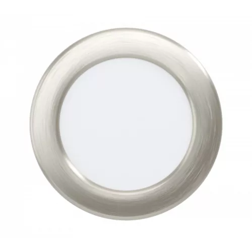 LED panel , 5.5W , süllyesztett , kerek , természetes fehér , matt nikkel keret , EGLO , FUEVA 5 , 99153