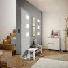 LED panel , 5.5W , süllyesztett , négyzet , meleg fehér , nikkel keret , EGLO , FUEVA 5 , 99167