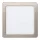 LED panel , 10.5W , süllyesztett , négyzet, természetes fehér , matt nikkel keret , EGLO , FUEVA 5 , 99184
