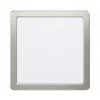 LED panel , 16.5W , süllyesztett , négyzet, természetes fehér , matt nikkel keret , EGLO , FUEVA 5 , 99185