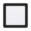 LED panel , 10.5W , süllyesztett , négyzet, természetes fehér , fekete keret , EGLO , FUEVA 5 , 99188