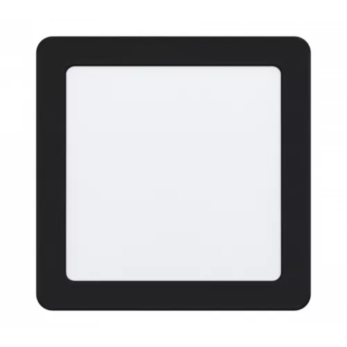 LED panel , 10.5W , süllyesztett , négyzet, természetes fehér , fekete keret , EGLO , FUEVA 5 , 99188