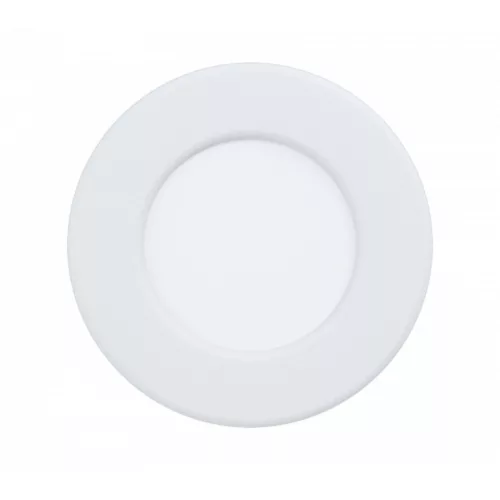 LED panel , 2.7W , süllyesztett , kerek , természetes fehér , fehér keret , IP44 , EGLO , FUEVA 5 , 99206