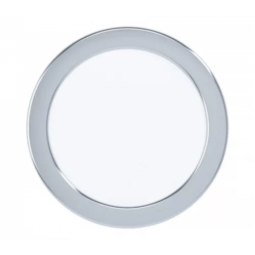 LED panel , 10.5W , süllyesztett , kerek , természetes fehér , króm keret , IP44 , EGLO , FUEVA 5 , 99209
