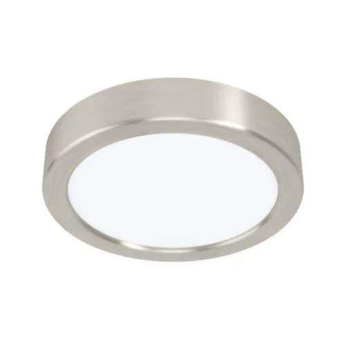 LED panel , 10.5W , falon kívüli , kerek , meleg fehér , matt nikkel , EGLO , FUEVA 5 , 99218