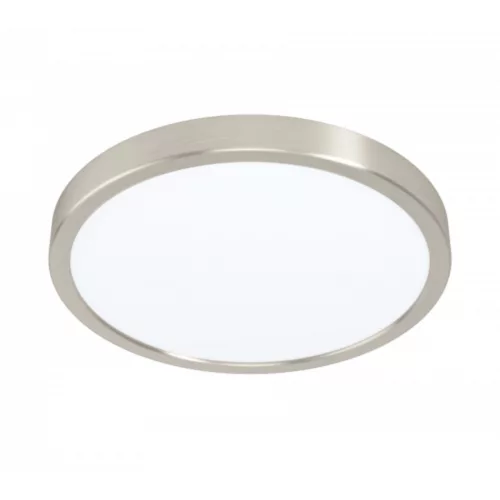 LED panel , 20W , falon kívüli , kerek , természetes fehér , matt nikkel keret , EGLO , FUEVA 5 , 99232