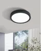 LED panel , 16.5W , falon kívüli , kerek , természetes fehér , fekete keret , EGLO , FUEVA 5 , 99234