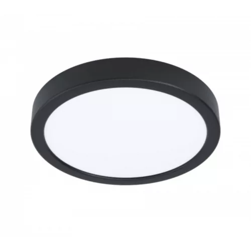 LED panel , 16.5W , falon kívüli , kerek , természetes fehér , fekete keret , EGLO , FUEVA 5 , 99234
