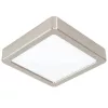 LED panel , 10.5W , falon kívüli , négyzet , meleg fehér , matt nikkel keret , EGLO , FUEVA 5 , 99239