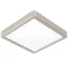 LED panel , 16.5W , falon kívüli , négyzet , meleg fehér , matt nikkel keret , EGLO , FUEVA 5 , 99241