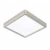 LED panel , 16.5W , falon kívüli , négyzet , meleg fehér , matt nikkel keret , EGLO , FUEVA 5 , 99241