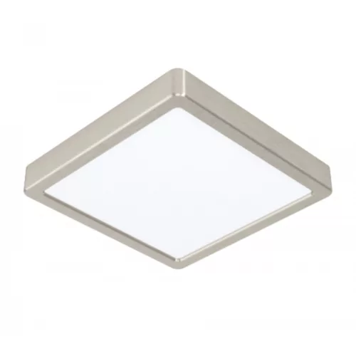LED panel , 16.5W , falon kívüli , négyzet , meleg fehér , matt nikkel keret , EGLO , FUEVA 5 , 99241