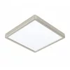 LED panel , 20W , falon kívüli , négyzet , meleg fehér , matt nikkel keret , EGLO , FUEVA 5 , 99242