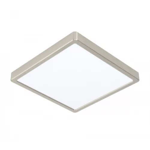 LED panel , 20W , falon kívüli , négyzet , meleg fehér , matt nikkel keret , EGLO , FUEVA 5 , 99242