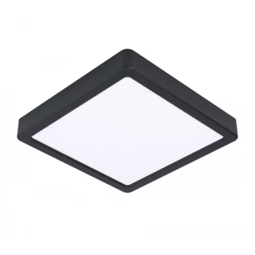 LED panel , 16.5W , falon kívüli , négyzet , meleg fehér , fekete keret , EGLO , FUEVA 5 , 99244