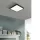 LED panel , 20W , falon kívüli , négyzet , meleg fehér , fekete keret , EGLO , FUEVA 5 , 99245