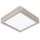 LED panel , 10.5W , falon kívüli , négyzet , természetes fehér , matt nikkel keret , EGLO , FUEVA 5 , 99252