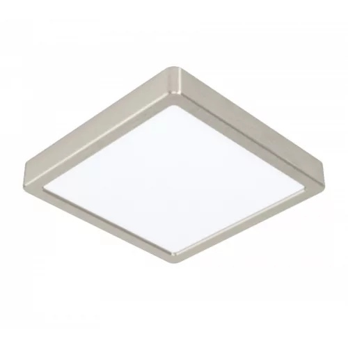 LED panel , 16.5W , falon kívüli , négyzet , természetes fehér , matt nikkel keret , EGLO , FUEVA 5 , 99253