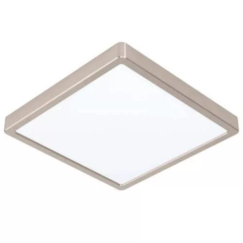 LED panel , 20W , falon kívüli , négyzet , természetes fehér , nikkel keret , EGLO , FUEVA 5 , 99254