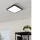 LED panel , 16.5W , falon kívüli , négyzet , természetes fehér , fekete keret , EGLO , FUEVA 5 , 99256
