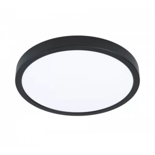 LED panel , 20W , falon kívüli , kerek , meleg fehér , fekete keret , IP44 , EGLO , FUEVA 5 , 99267
